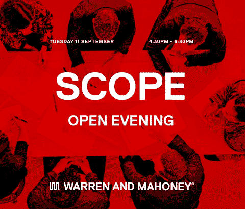 Scope Open Evening for 4th + 5th Year Architecture Students
